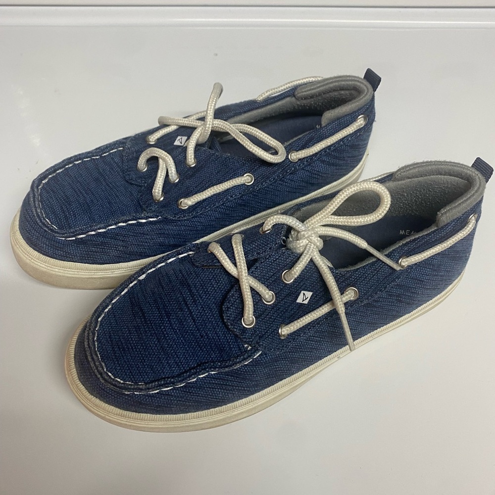 Sperry Kids Washable Sneakers Navy Blue Sz 3M